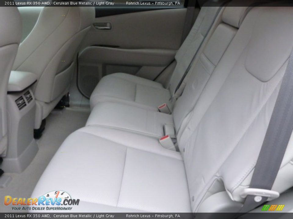 2011 Lexus RX 350 AWD Cerulean Blue Metallic / Light Gray Photo #5