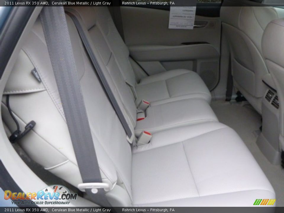 2011 Lexus RX 350 AWD Cerulean Blue Metallic / Light Gray Photo #17