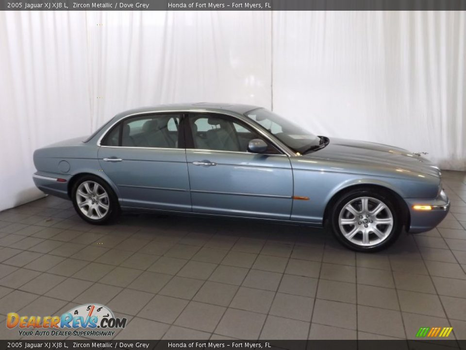 2005 Jaguar XJ XJ8 L Zircon Metallic / Dove Grey Photo #5