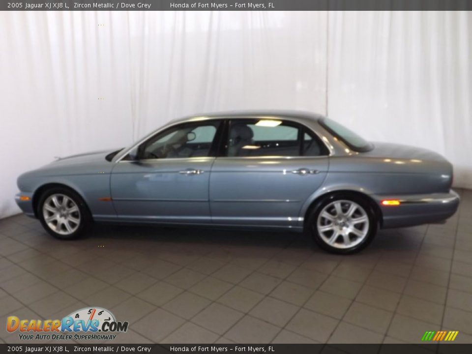 2005 Jaguar XJ XJ8 L Zircon Metallic / Dove Grey Photo #10