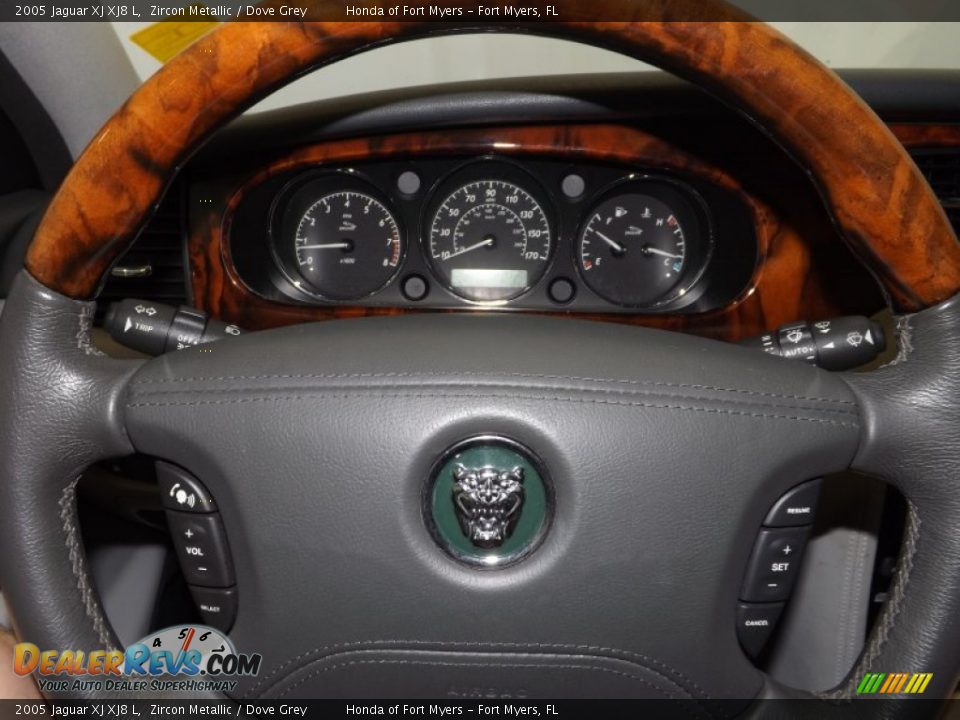 2005 Jaguar XJ XJ8 L Zircon Metallic / Dove Grey Photo #20