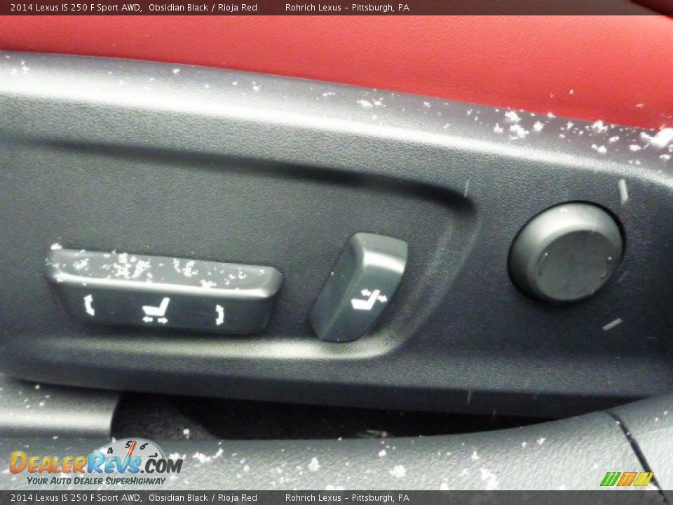 2014 Lexus IS 250 F Sport AWD Obsidian Black / Rioja Red Photo #15
