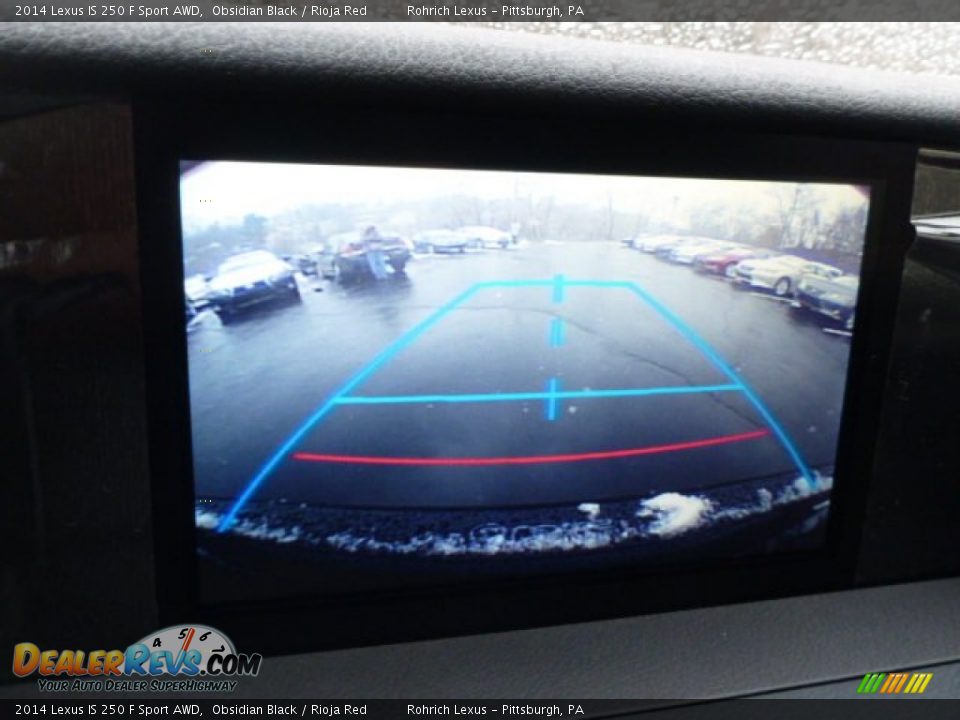 2014 Lexus IS 250 F Sport AWD Obsidian Black / Rioja Red Photo #18