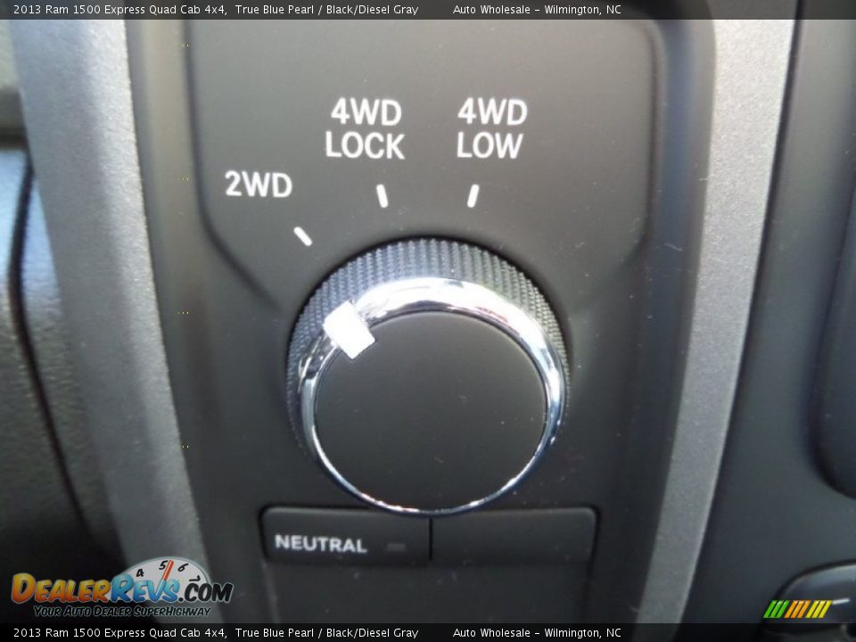 2013 Ram 1500 Express Quad Cab 4x4 True Blue Pearl / Black/Diesel Gray Photo #19