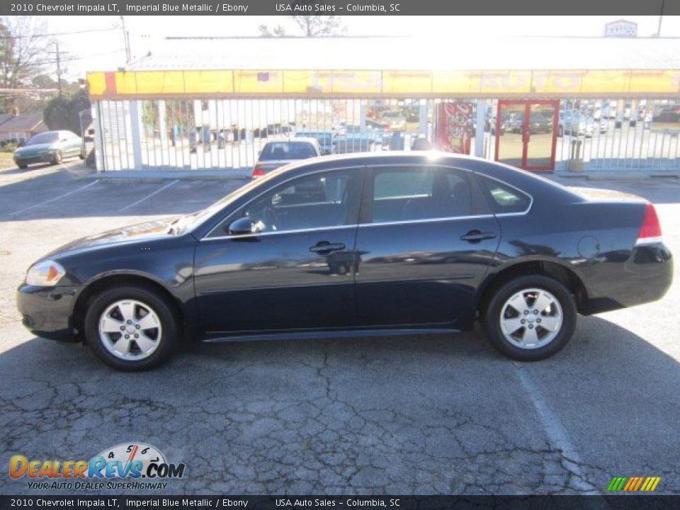 2010 Chevrolet Impala LT Imperial Blue Metallic / Ebony Photo #2