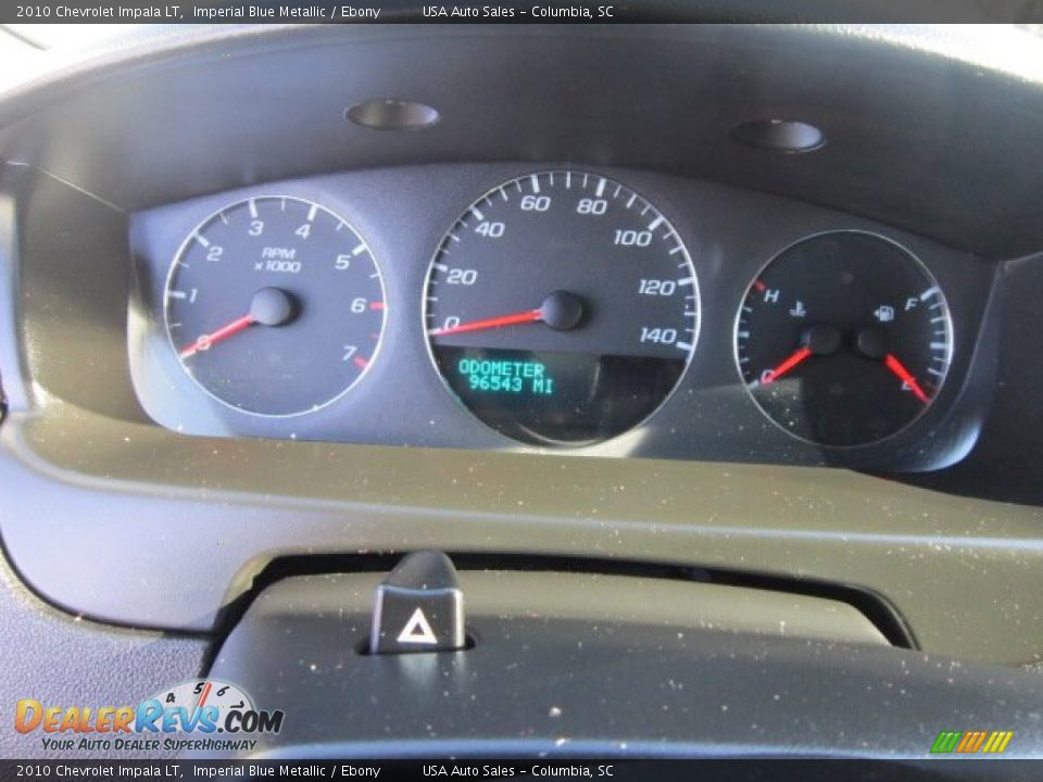 2010 Chevrolet Impala LT Imperial Blue Metallic / Ebony Photo #12