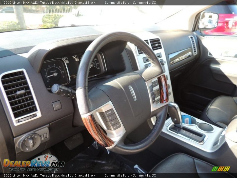 2010 Lincoln MKX AWD Tuxedo Black Metallic / Charcoal Black Photo #4