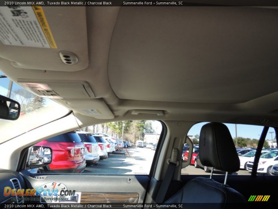 2010 Lincoln MKX AWD Tuxedo Black Metallic / Charcoal Black Photo #5