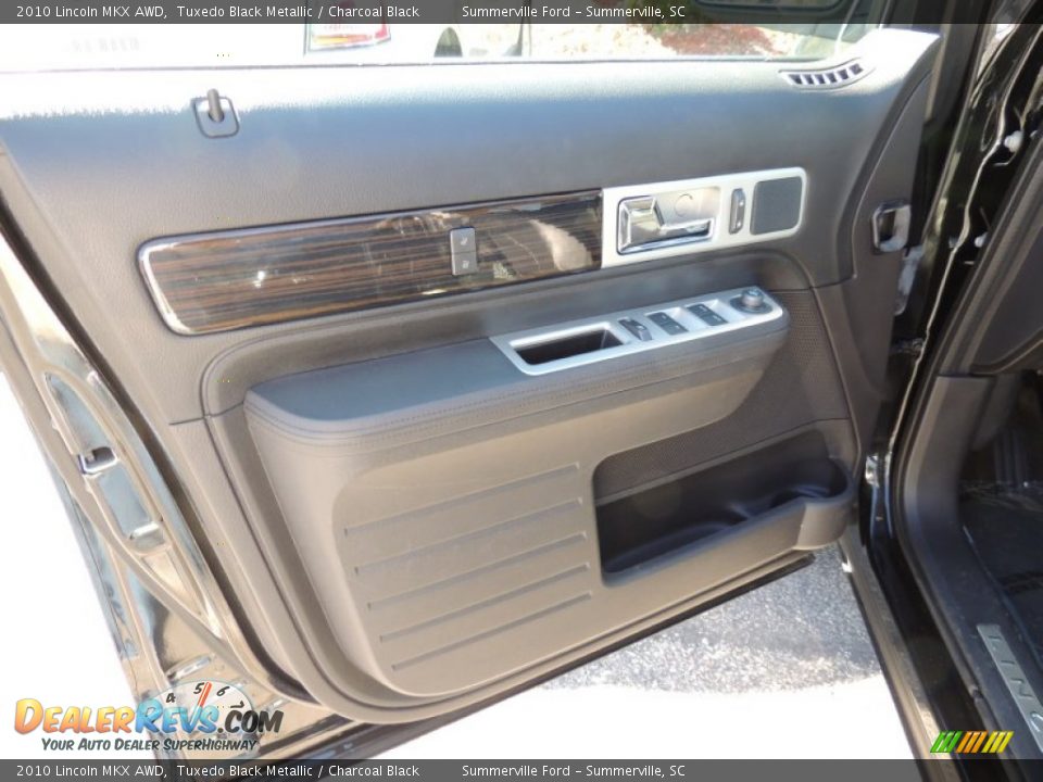 2010 Lincoln MKX AWD Tuxedo Black Metallic / Charcoal Black Photo #7