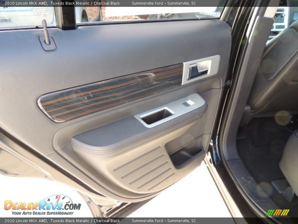 2010 Lincoln MKX AWD Tuxedo Black Metallic / Charcoal Black Photo #9
