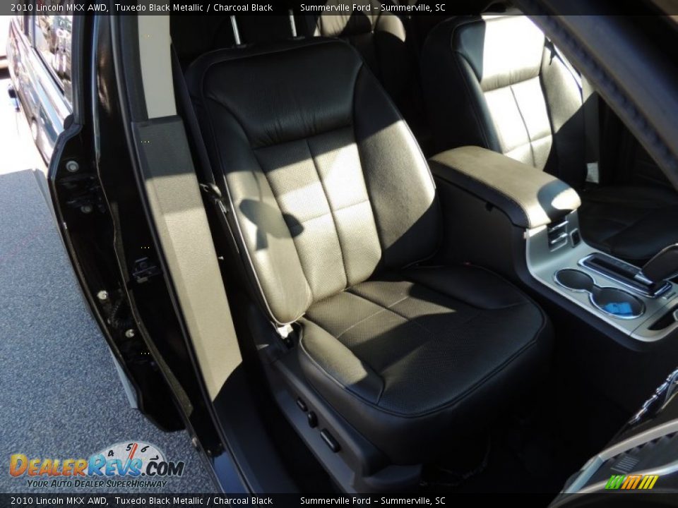 2010 Lincoln MKX AWD Tuxedo Black Metallic / Charcoal Black Photo #10