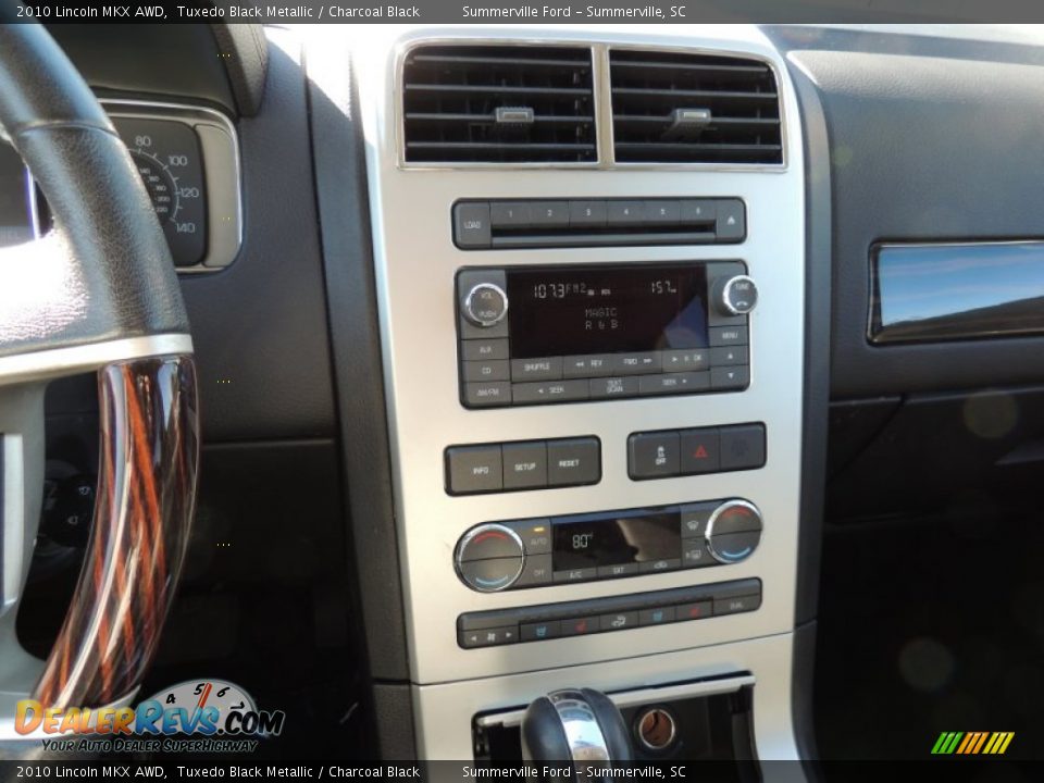 2010 Lincoln MKX AWD Tuxedo Black Metallic / Charcoal Black Photo #22