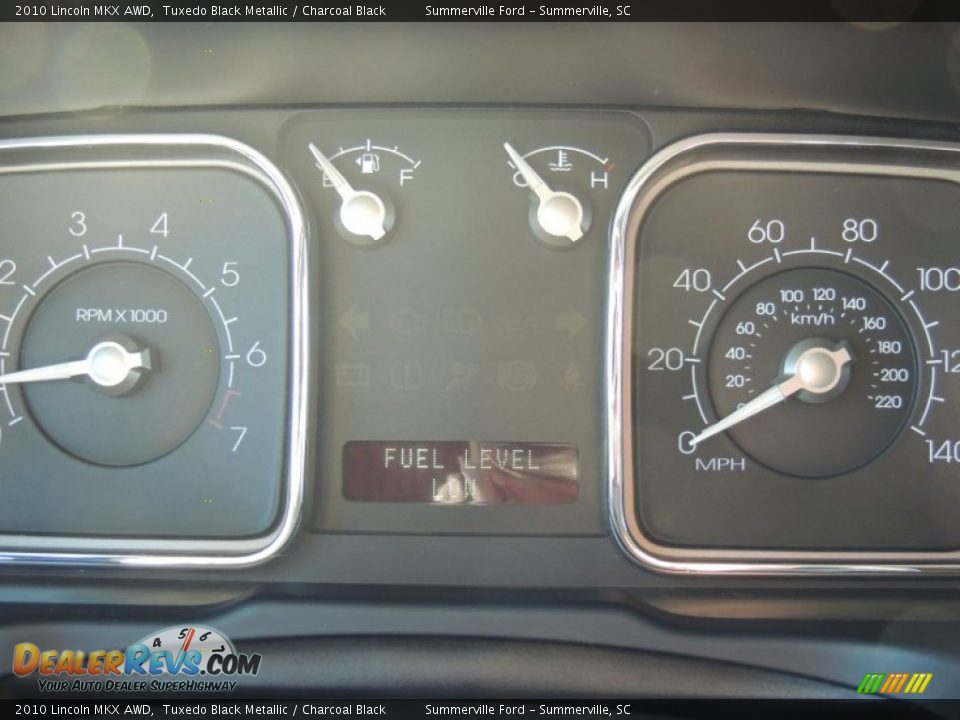 2010 Lincoln MKX AWD Tuxedo Black Metallic / Charcoal Black Photo #25