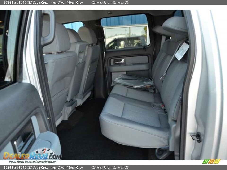 2014 Ford F150 XLT SuperCrew Ingot Silver / Steel Grey Photo #12