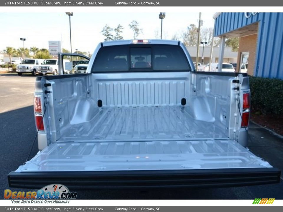 2014 Ford F150 XLT SuperCrew Ingot Silver / Steel Grey Photo #14