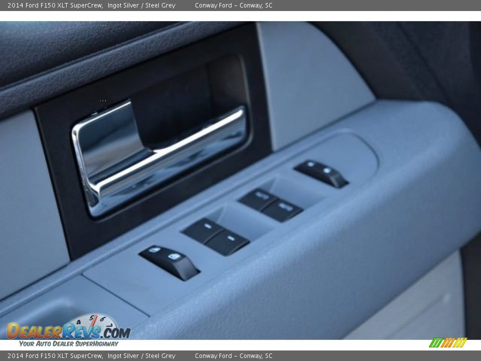 2014 Ford F150 XLT SuperCrew Ingot Silver / Steel Grey Photo #20