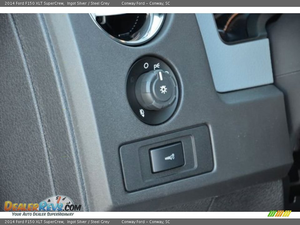 2014 Ford F150 XLT SuperCrew Ingot Silver / Steel Grey Photo #21