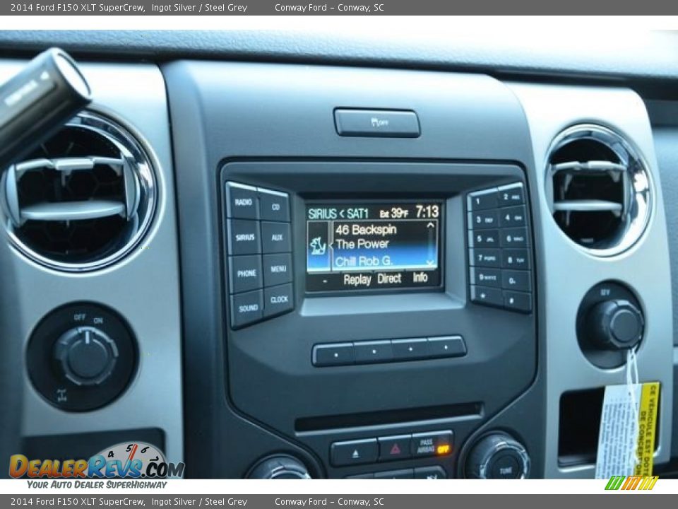 2014 Ford F150 XLT SuperCrew Ingot Silver / Steel Grey Photo #25