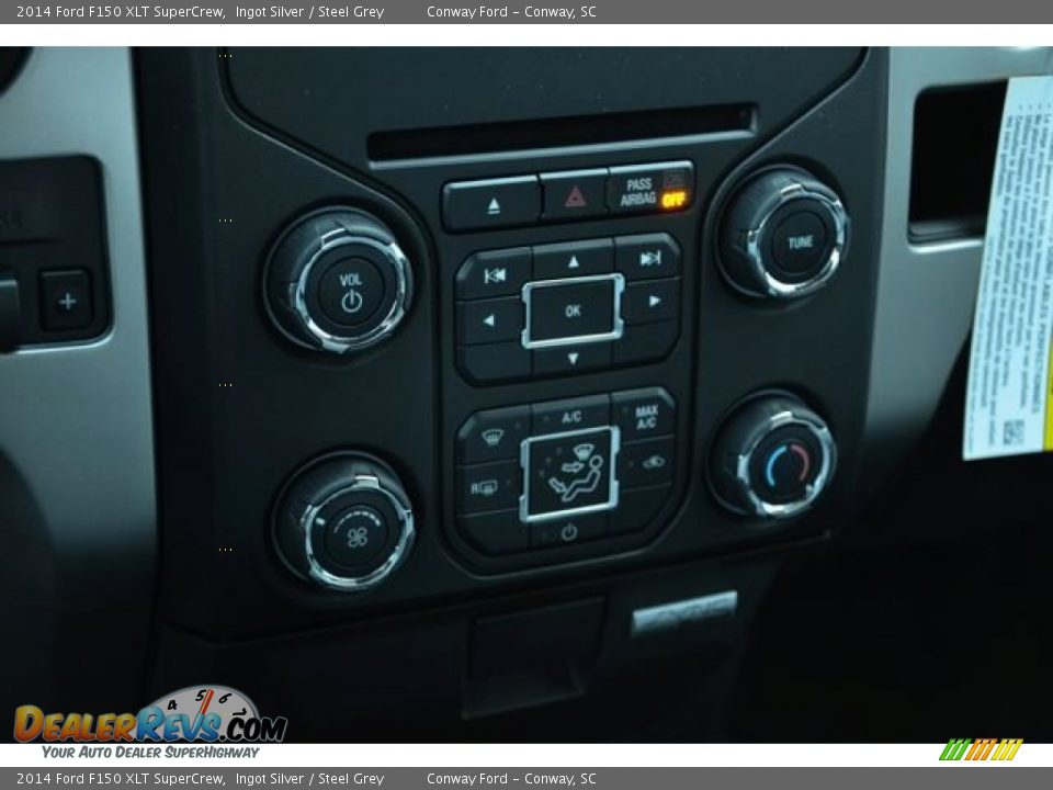 2014 Ford F150 XLT SuperCrew Ingot Silver / Steel Grey Photo #26