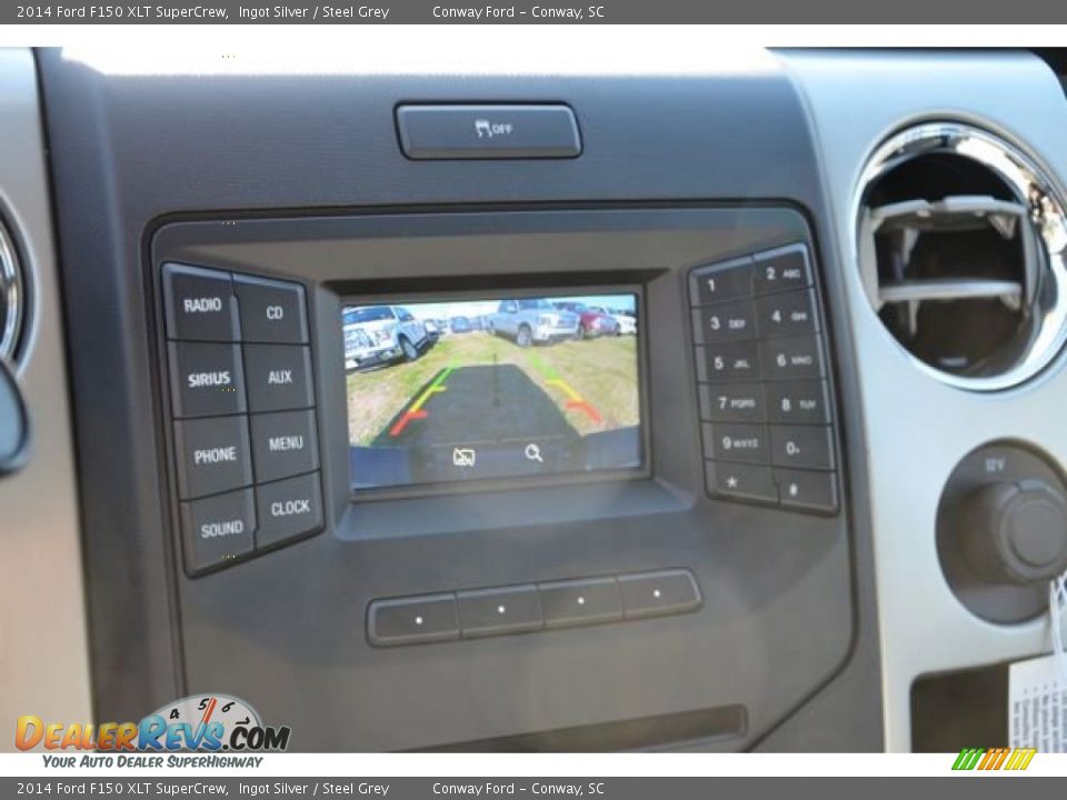2014 Ford F150 XLT SuperCrew Ingot Silver / Steel Grey Photo #28