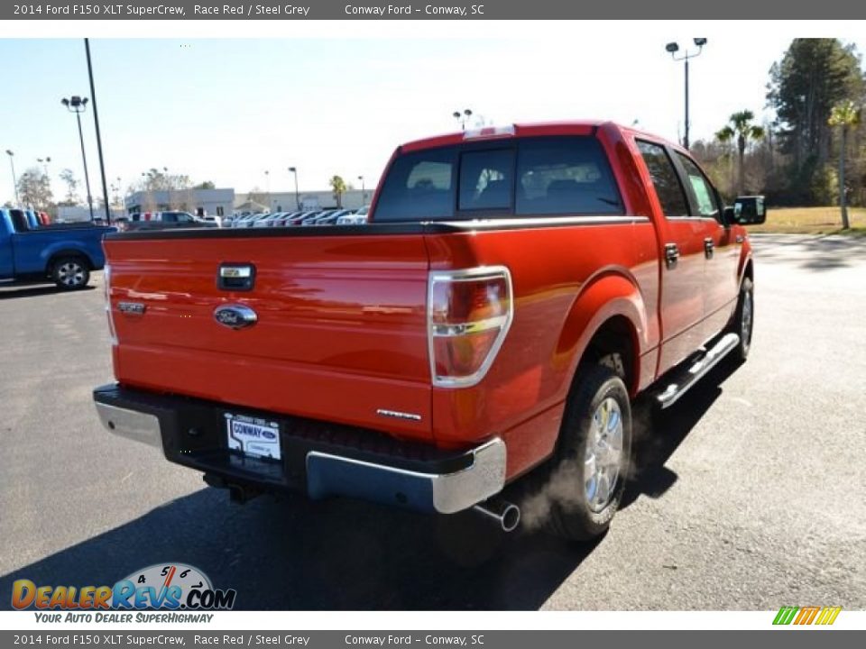 2014 Ford F150 XLT SuperCrew Race Red / Steel Grey Photo #5