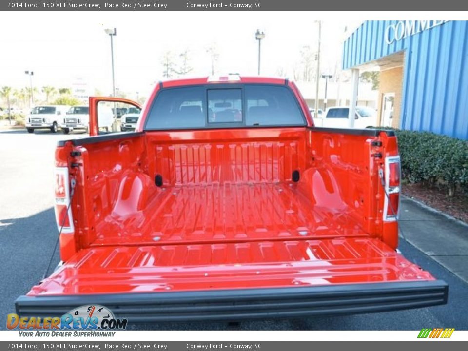 2014 Ford F150 XLT SuperCrew Race Red / Steel Grey Photo #15