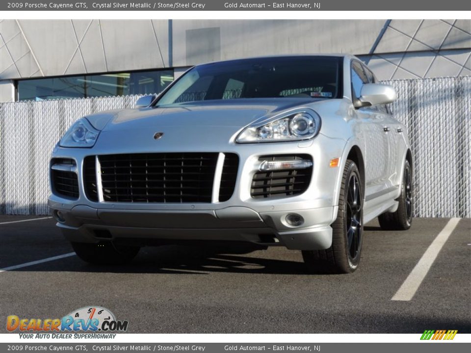 2009 Porsche Cayenne GTS Crystal Silver Metallic / Stone/Steel Grey Photo #5