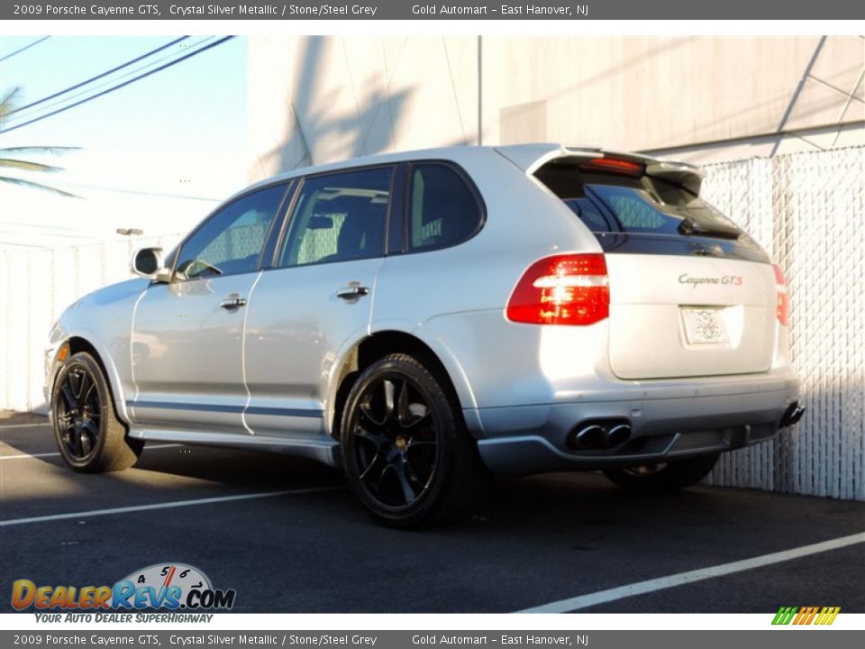 2009 Porsche Cayenne GTS Crystal Silver Metallic / Stone/Steel Grey Photo #7