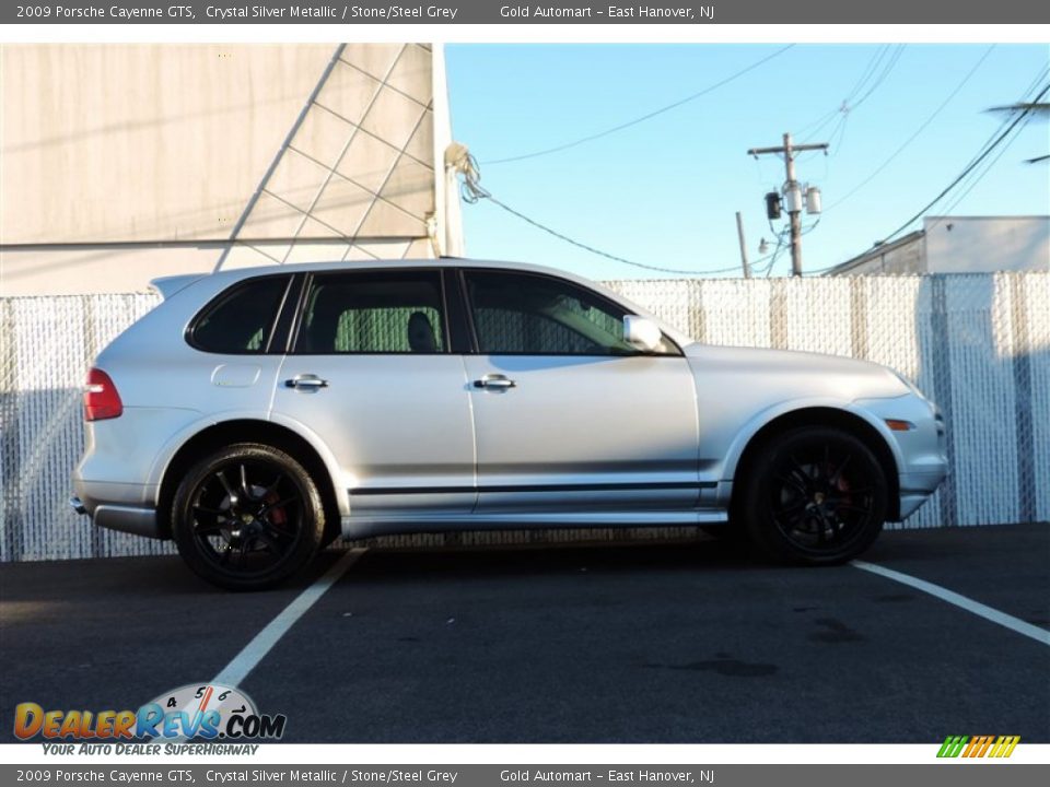 2009 Porsche Cayenne GTS Crystal Silver Metallic / Stone/Steel Grey Photo #8