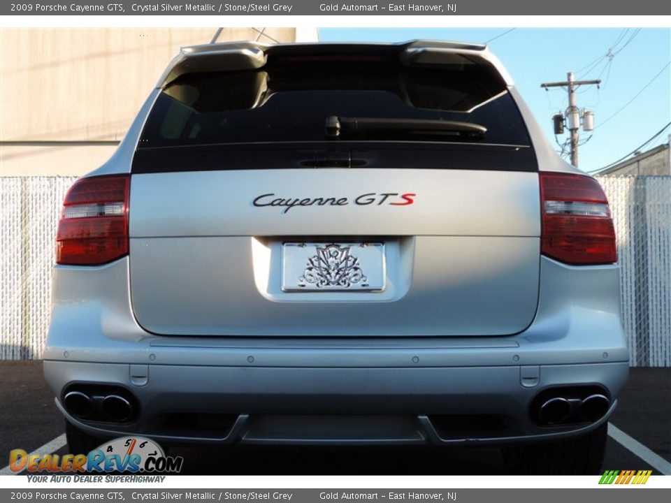 2009 Porsche Cayenne GTS Crystal Silver Metallic / Stone/Steel Grey Photo #9
