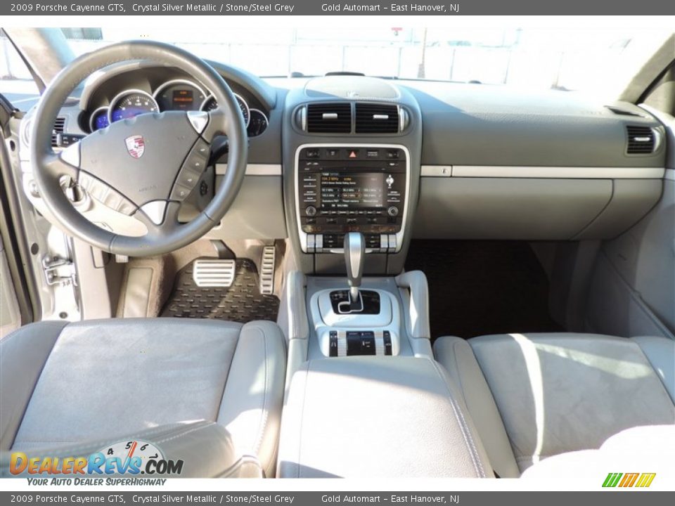 2009 Porsche Cayenne GTS Crystal Silver Metallic / Stone/Steel Grey Photo #11