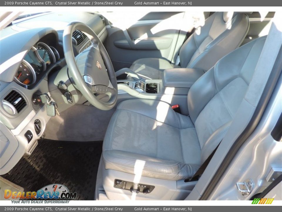 2009 Porsche Cayenne GTS Crystal Silver Metallic / Stone/Steel Grey Photo #12