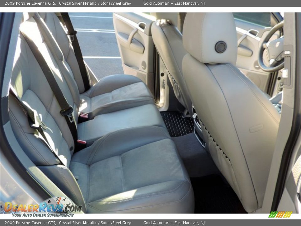 2009 Porsche Cayenne GTS Crystal Silver Metallic / Stone/Steel Grey Photo #13