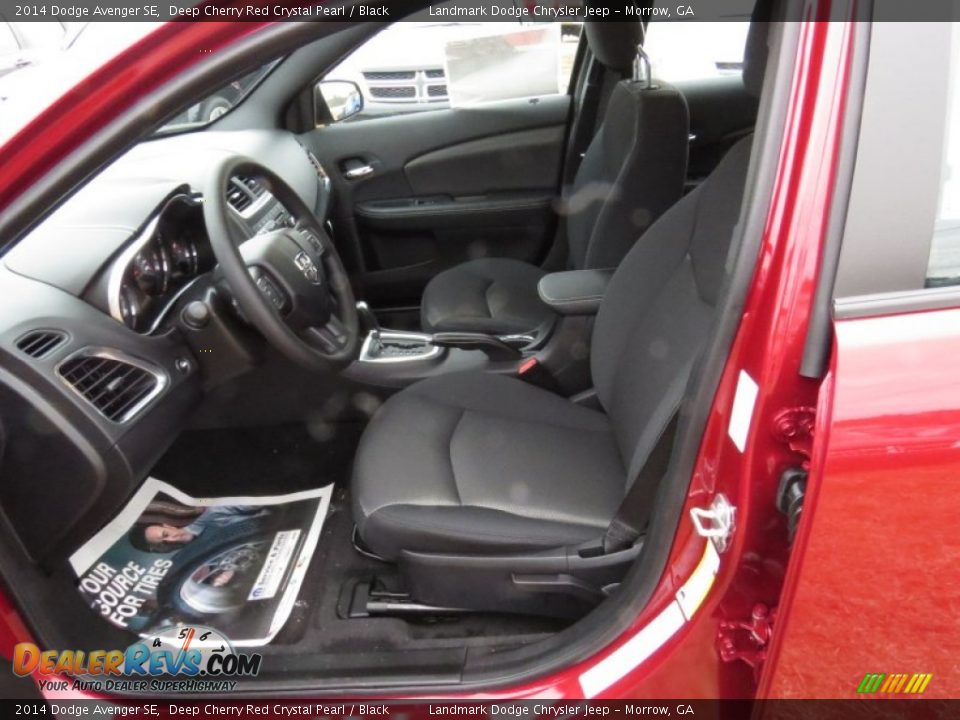 2014 Dodge Avenger SE Deep Cherry Red Crystal Pearl / Black Photo #6