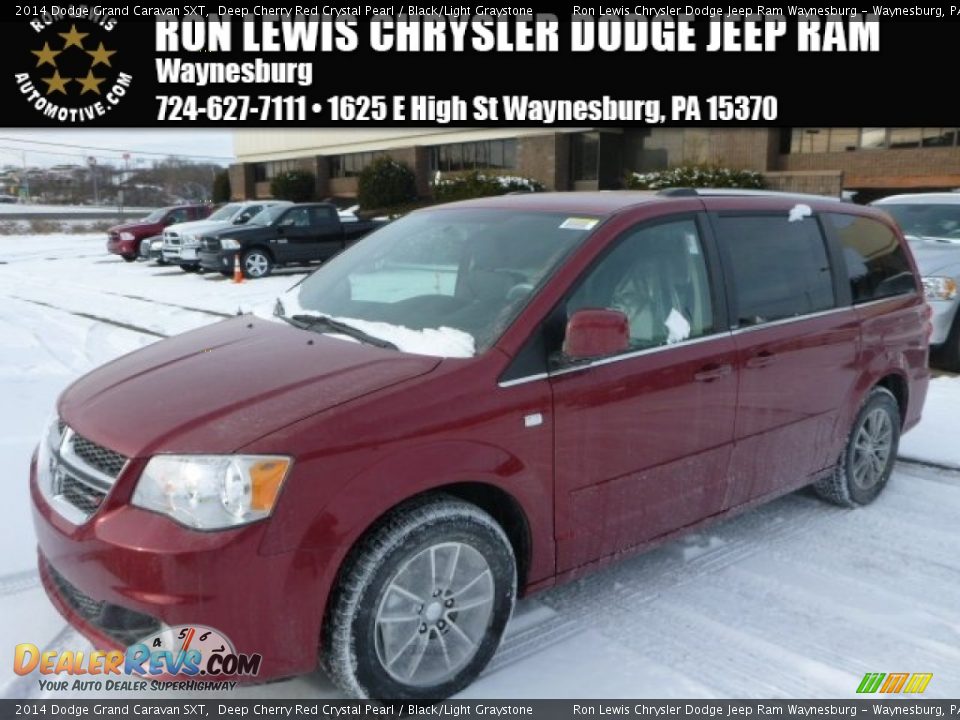 2014 Dodge Grand Caravan SXT Deep Cherry Red Crystal Pearl / Black/Light Graystone Photo #1