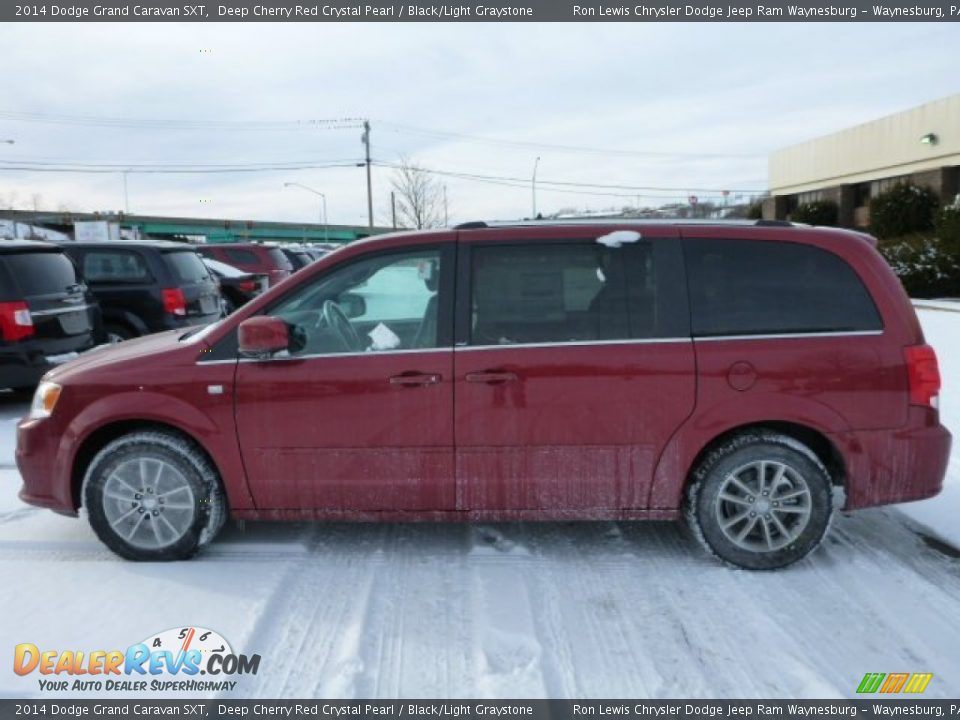 2014 Dodge Grand Caravan SXT Deep Cherry Red Crystal Pearl / Black/Light Graystone Photo #2