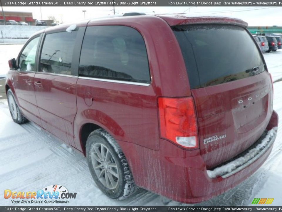 2014 Dodge Grand Caravan SXT Deep Cherry Red Crystal Pearl / Black/Light Graystone Photo #3