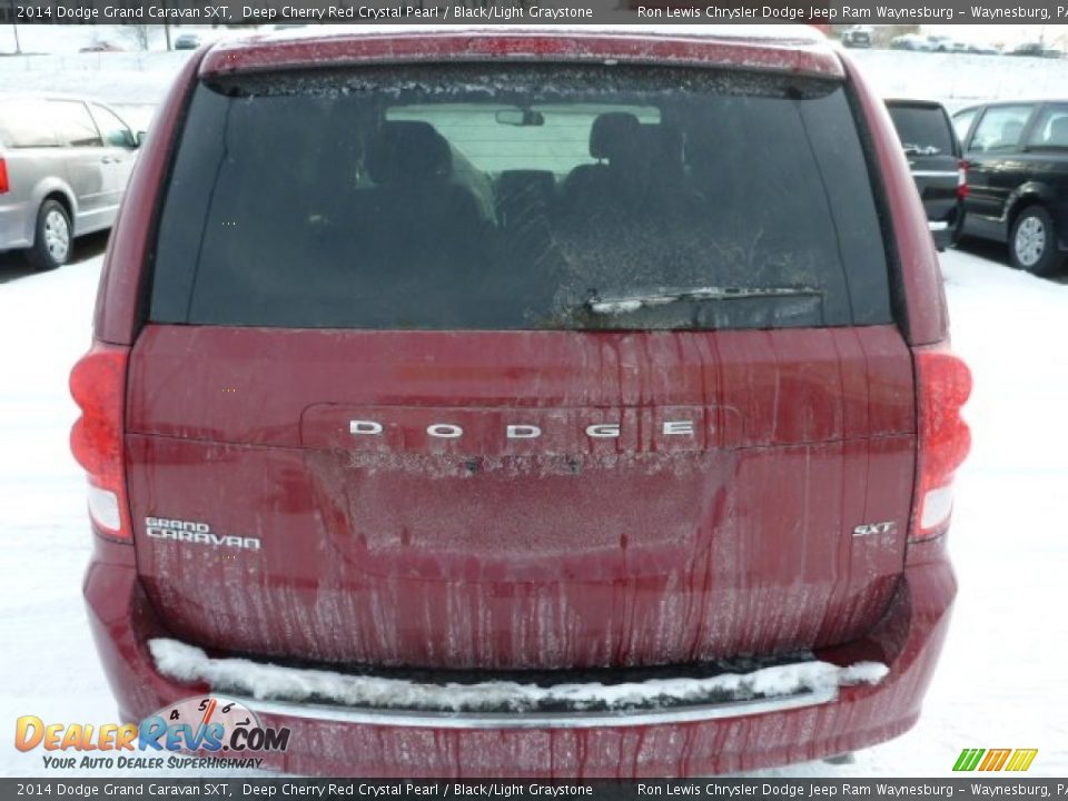 2014 Dodge Grand Caravan SXT Deep Cherry Red Crystal Pearl / Black/Light Graystone Photo #4