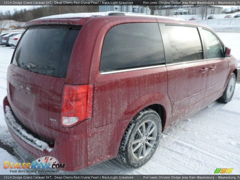 2014 Dodge Grand Caravan SXT Deep Cherry Red Crystal Pearl / Black/Light Graystone Photo #5