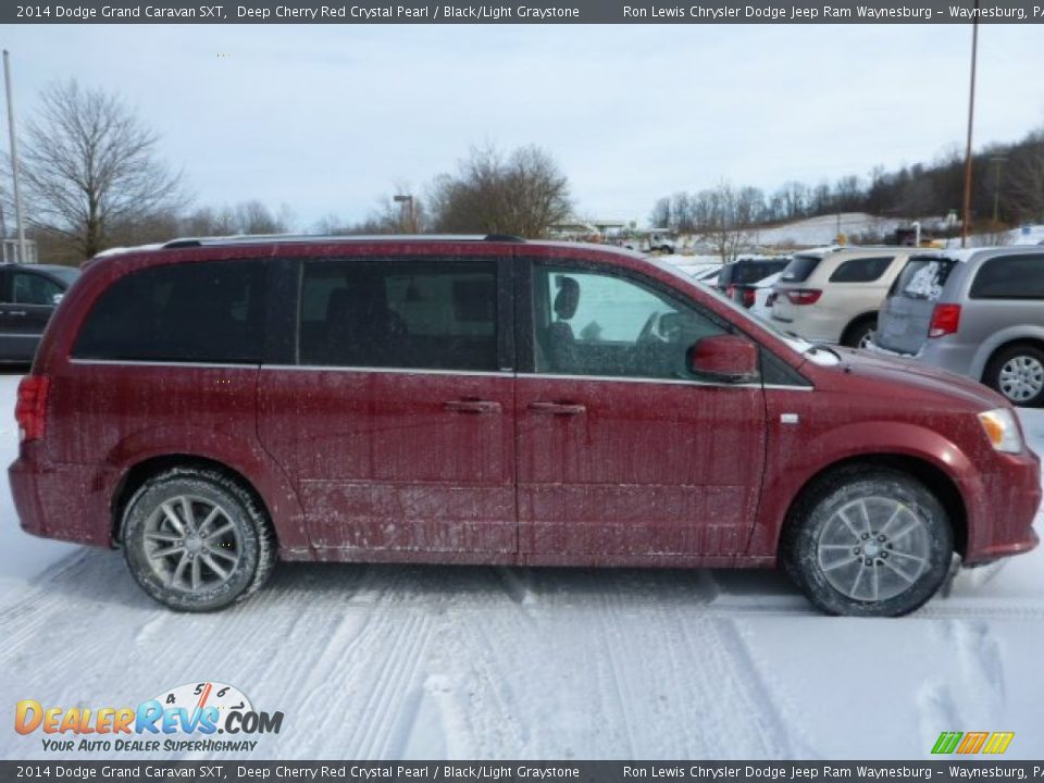 2014 Dodge Grand Caravan SXT Deep Cherry Red Crystal Pearl / Black/Light Graystone Photo #6