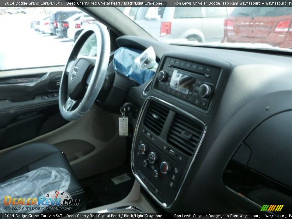 2014 Dodge Grand Caravan SXT Deep Cherry Red Crystal Pearl / Black/Light Graystone Photo #7