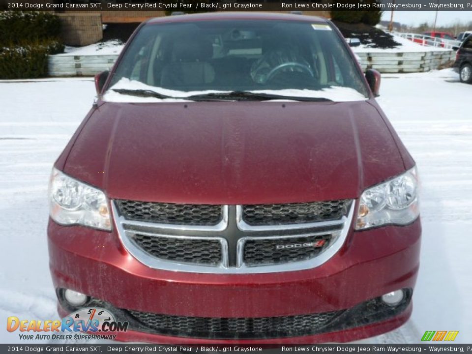 2014 Dodge Grand Caravan SXT Deep Cherry Red Crystal Pearl / Black/Light Graystone Photo #9