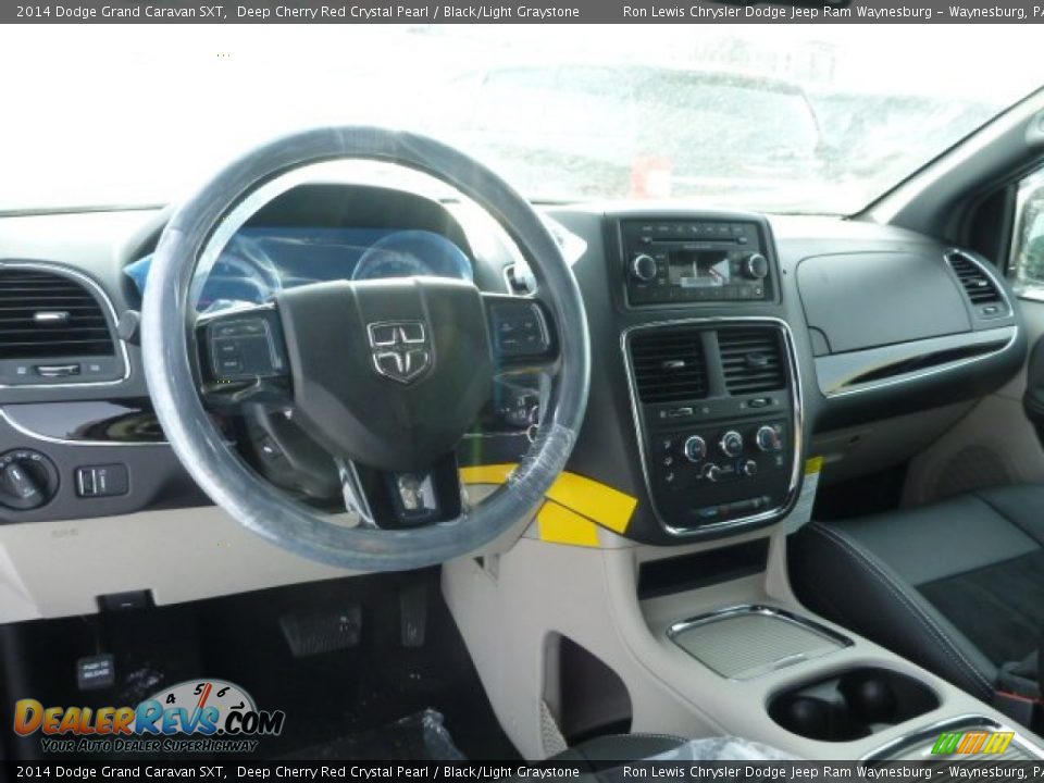 2014 Dodge Grand Caravan SXT Deep Cherry Red Crystal Pearl / Black/Light Graystone Photo #14