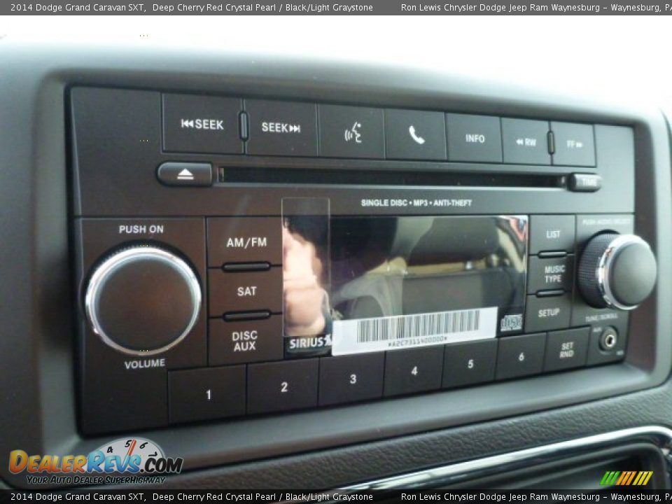 2014 Dodge Grand Caravan SXT Deep Cherry Red Crystal Pearl / Black/Light Graystone Photo #18