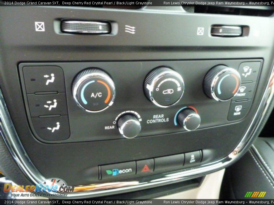 2014 Dodge Grand Caravan SXT Deep Cherry Red Crystal Pearl / Black/Light Graystone Photo #19