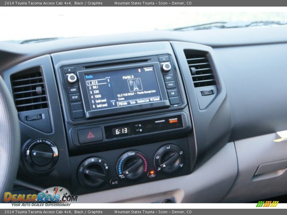 2014 Toyota Tacoma Access Cab 4x4 Black / Graphite Photo #6