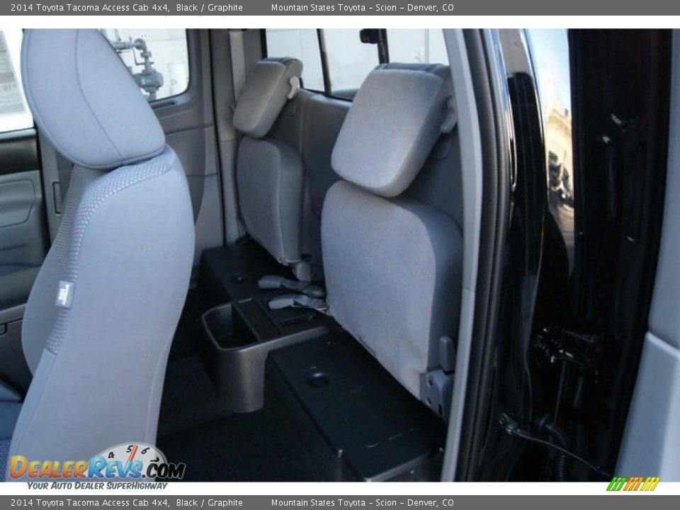 2014 Toyota Tacoma Access Cab 4x4 Black / Graphite Photo #7