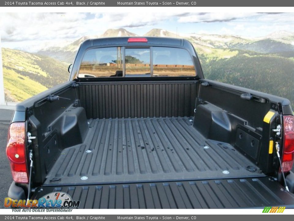 2014 Toyota Tacoma Access Cab 4x4 Black / Graphite Photo #9
