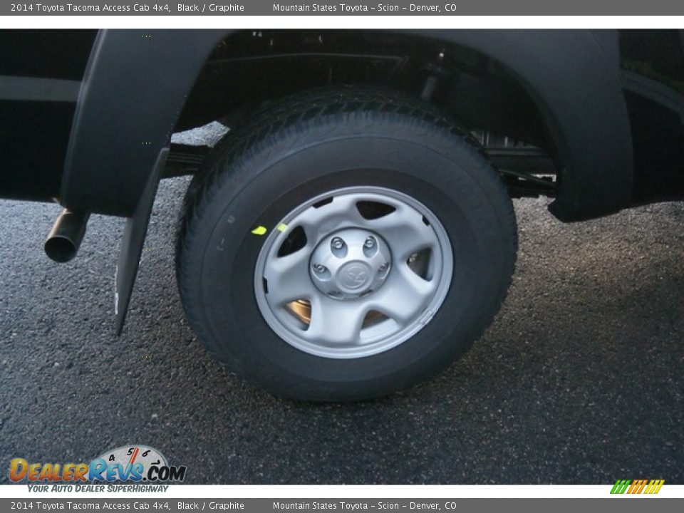 2014 Toyota Tacoma Access Cab 4x4 Black / Graphite Photo #10