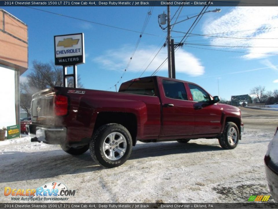 2014 Chevrolet Silverado 1500 LT Z71 Crew Cab 4x4 Deep Ruby Metallic / Jet Black Photo #2